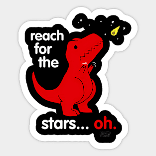 Reach For The Stars Dino Sticker